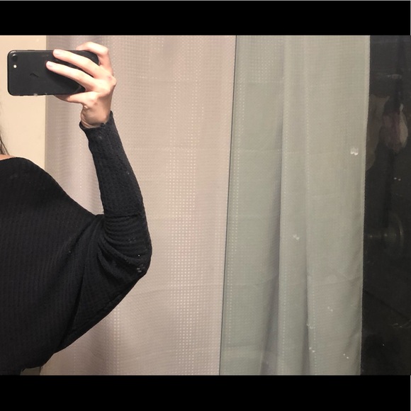 Free People grey long sleeve top - Picture 4 of 4